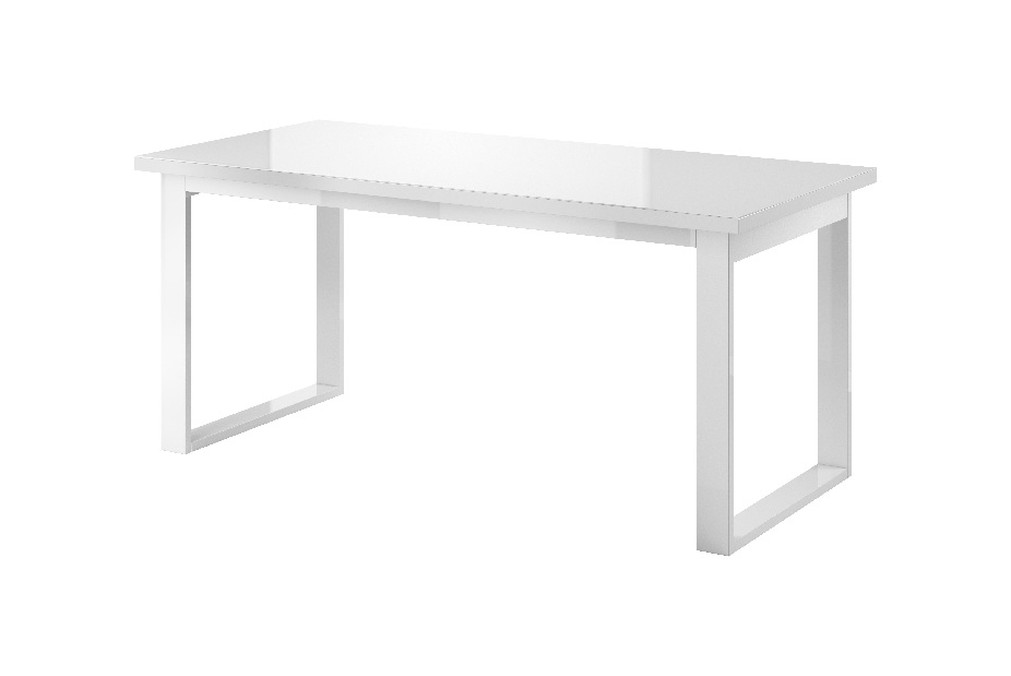 Blagovaonski stol- Henry Typ 92 (za 6 do 8 osoba) (bijela + bijeli visoki sjaj)