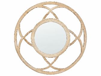 Zidno ogledalo Iztza (svijetlo drvo)
