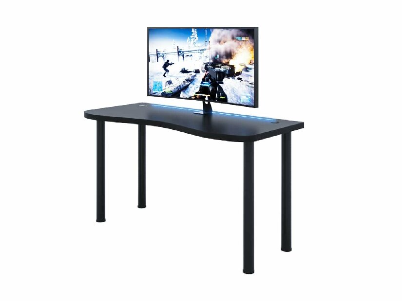 Gaming PC stol Gamer Y (crna) (s RGB LED rasvjetom)