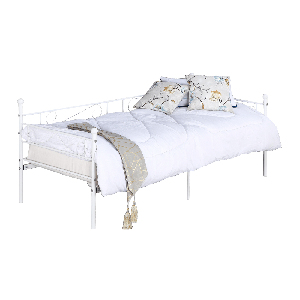 Jednostruki krevet 90 cm Rossa (s podnicom) (bijela)