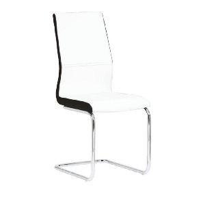 Blagovaonska stolica Nacton (bijela + crna)  