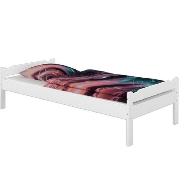 Jednostruki krevet 90 cm Lipo (bijela)