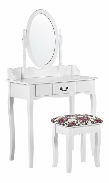 Toaletni stolić- SALARO (bijela)