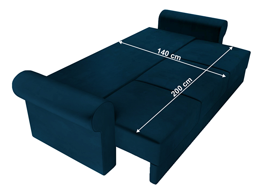 Sofa na razvlačenje s prostorom za odlaganje Sunoky (kronos 9) 