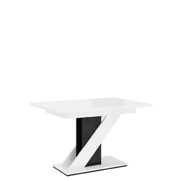 Moderan stol Mirjan Exalior (bijeli sjaj + beton)