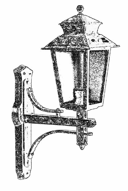 Vanjska zidna svjetiljka Daquan (smeđa)