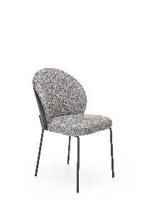 Blagovaonska stolica Kortney (siva + crna)