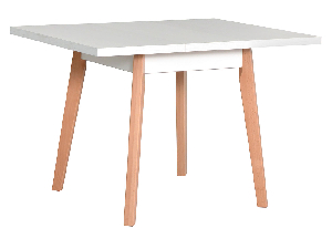 Sklopiv kvadratni stol 80 x 80+110 I L (bijela L) (hrast sonoma)