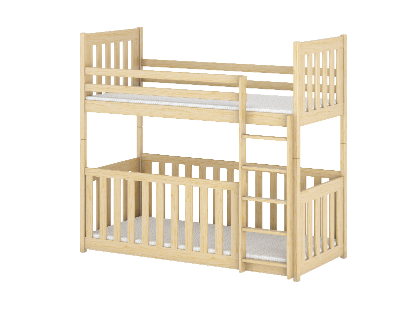 Dječji krevet 90 x 200 cm Cristine (s podnicom i prostorom za odlaganje) (borovina)