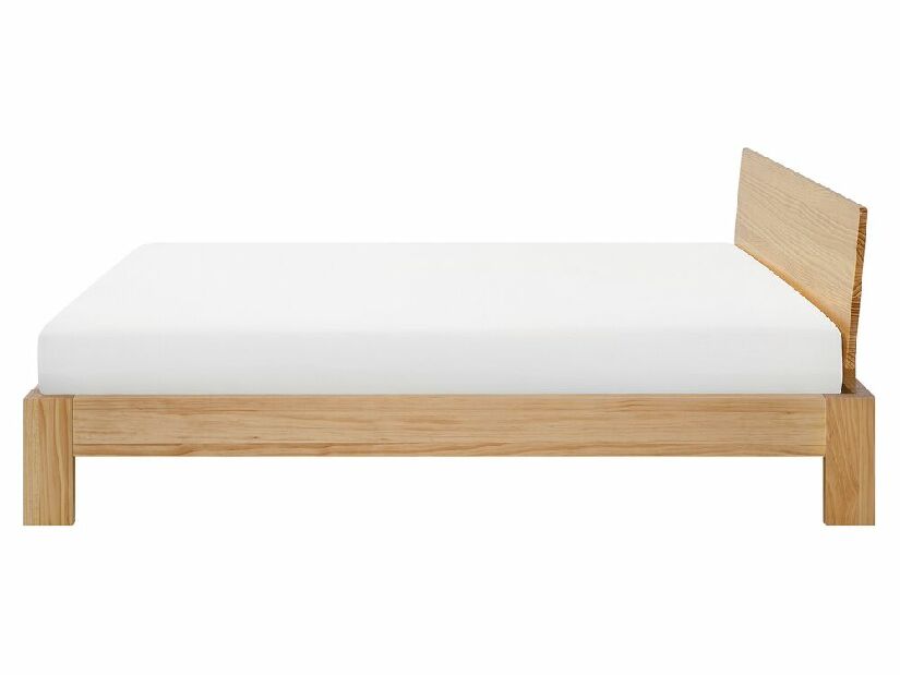 Bračni krevet 160 cm ROYAL (s podnicom) (svijetlo drvo)
