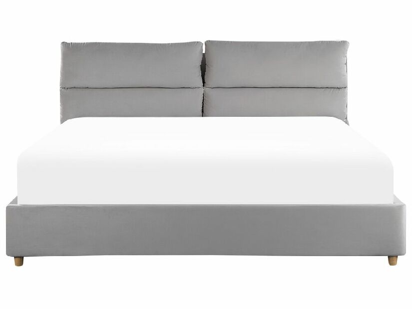 Bračni krevet 180 cm Batil (siva) (s podnicom) (s prostorom za odlaganje)