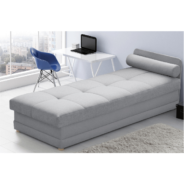 Jednostruki krevet (ležaj) 80 cm Rinok (siva) (s prostorom za odlaganje)