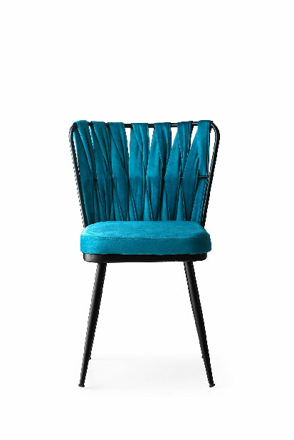 Set stolica 2x Krista (crna + plava)