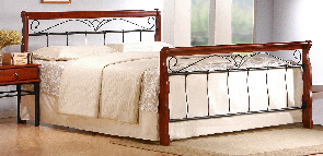 Bračni krevet 160 cm Vicki 160 (S podnicom)  