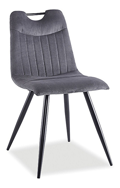 Blagovaonska stolica Orifel (siva + crna)