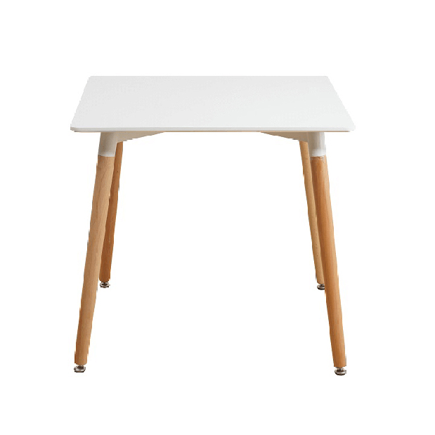 Blagovaonski stol Dirrax 3 (bijela + bukva) (za 4 osobe)