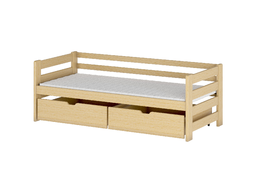 Dječji krevet 80 x 180 cm Erin (s podnicom i prostorom za odlaganje) (borovina)