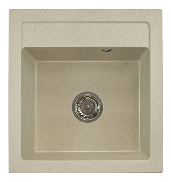 Kuhinjski sudoper Borodus (bež) (s 1 otvorom za bateriju)