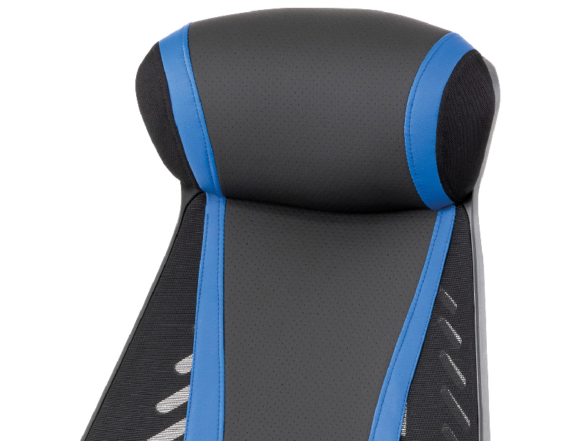 Uredska fotelja Ymbun-Y213-BLUE (crna + plava)