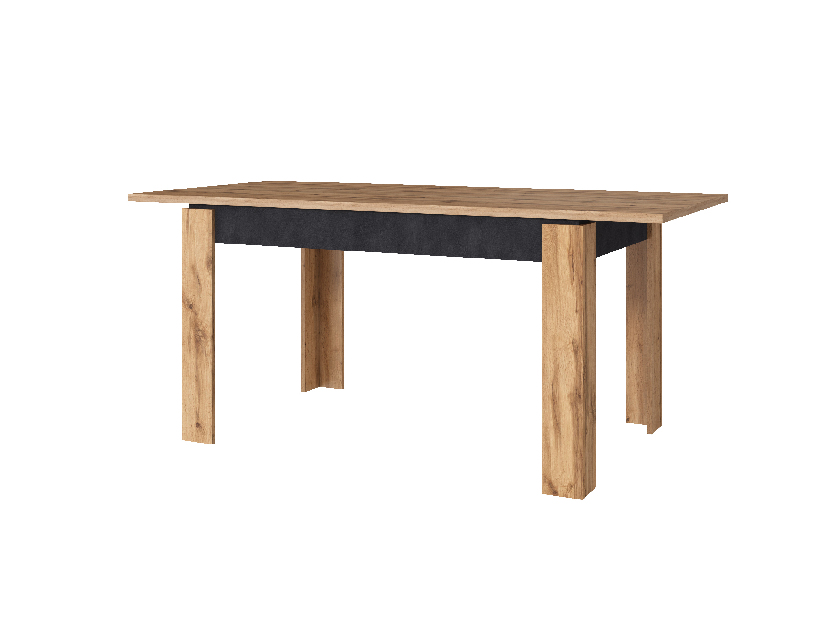 Blagovaonski stol na razvlačenje 130-175 cm Nella (hrast wotan + matera)