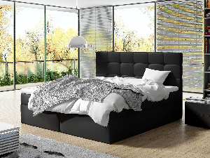Kontinentalni krevet 160 cm Mirjan Cinara (ekokoža soft 011 (crna))