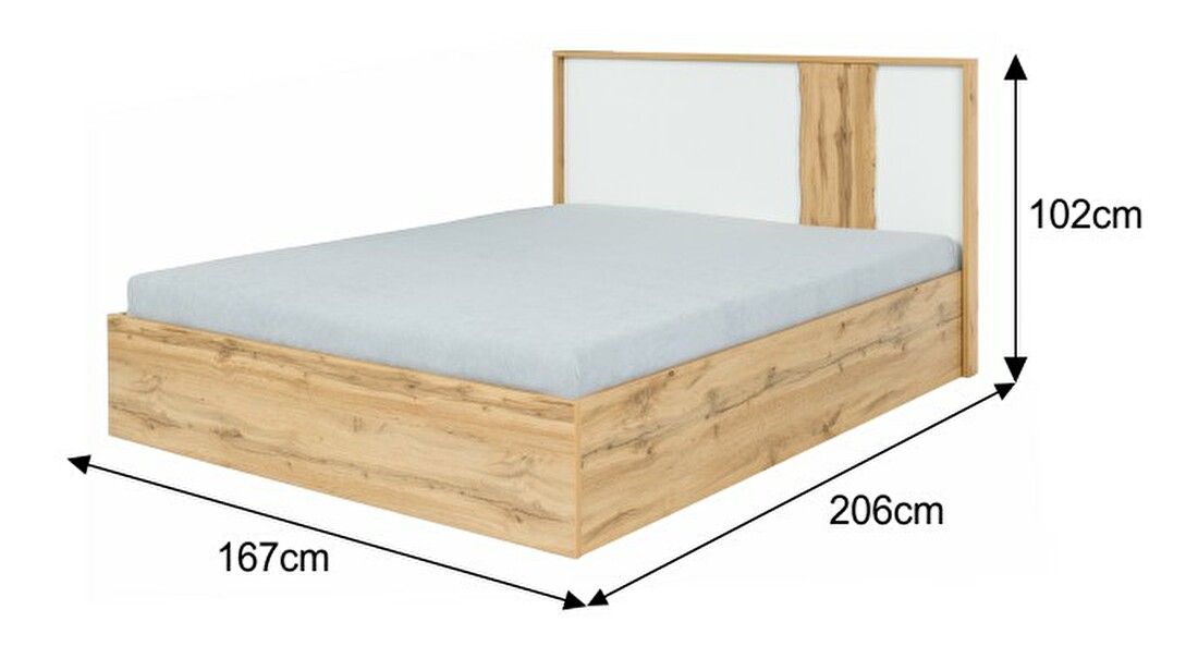 Bračni krevet 160 cm- Tempo Kondela