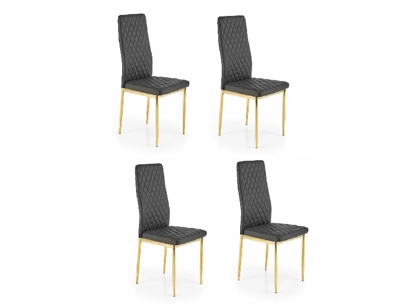 Set blagovaonskih stolica (4 kom.) Kart (crna) *rasprodaja