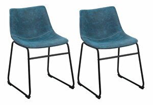 Set blagovaonskih stolica 2 kom. Basta (morsko plava)