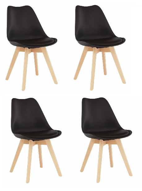 Blagovaonska stolica (4 kom.) Balea (tamnosmeđa) *rasprodaja