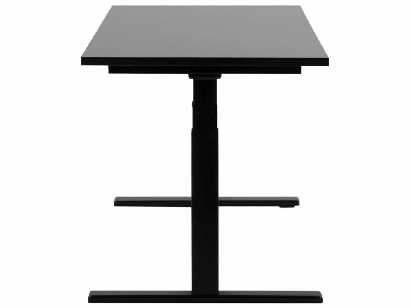 Pisaći stol UPPER II (130 x 72 cm) (MDF) (crna) (električno podesiv)