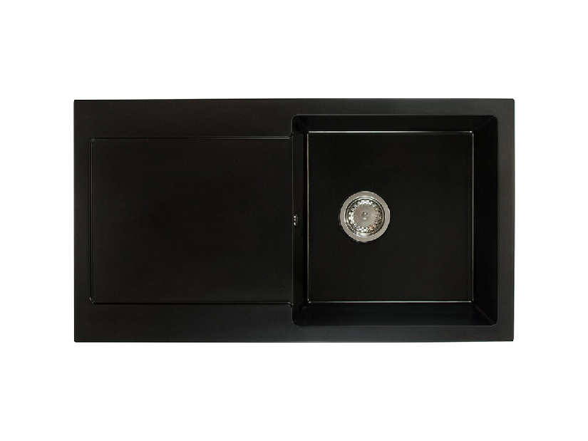 Kuhinjski sudoper Adaxa (crna) (bez otvora za bateriju) (L)