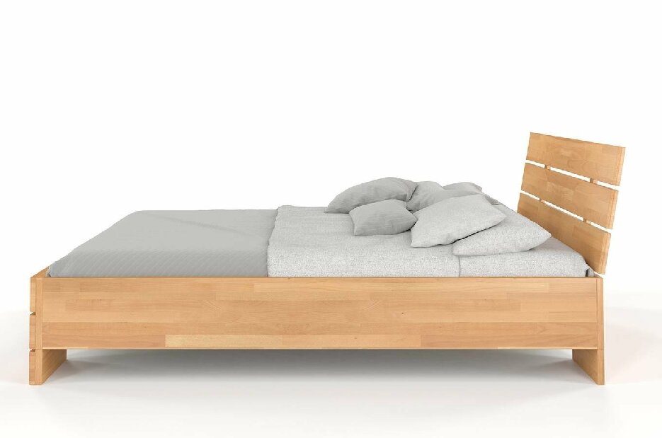 Bračni krevet 160 cm Lorenskog High (bukva)