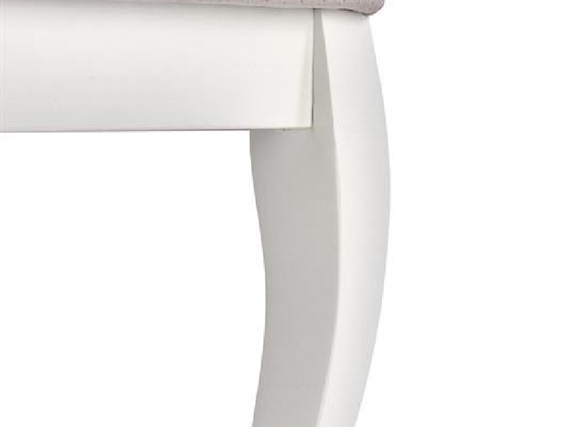 Blagovaonska stolica Velly (bijela + siva)