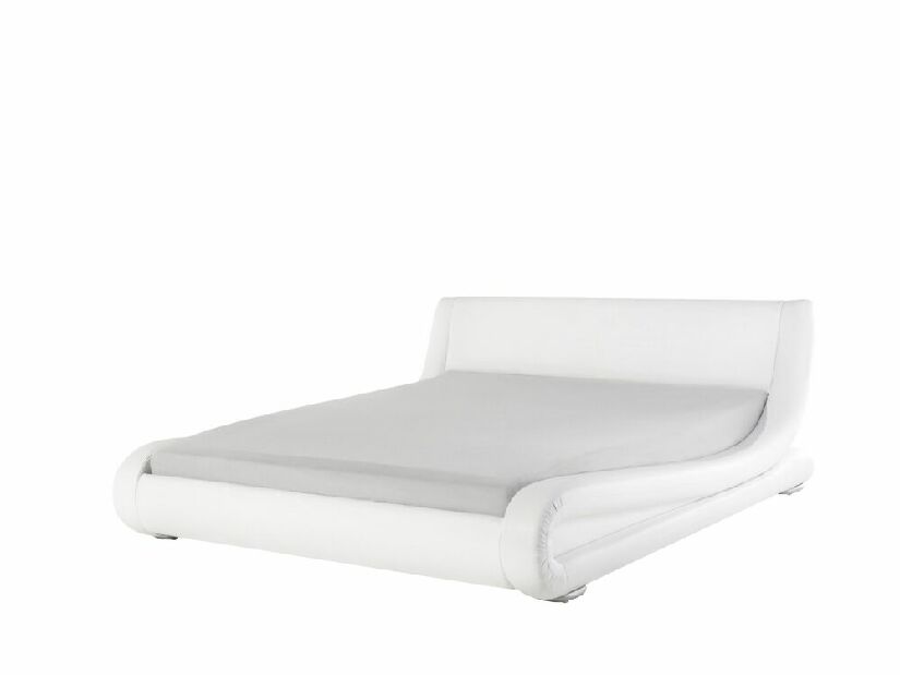 Bračni krevet 140 cm AVENUE (s podnicom) (bijela)