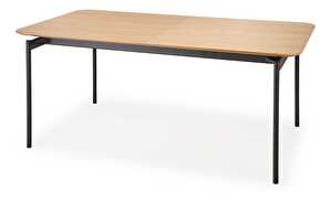 Blagovaonski stol Smirf (hrast prirodni + crna)