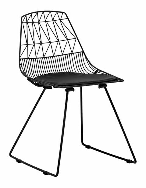 Blagovaonska stolica Harlem (crna)