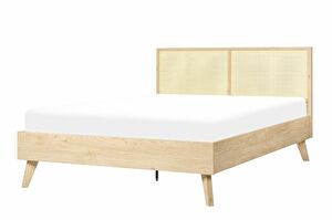 Bračni krevet 140 cm Monza (svijetlo drvo)
