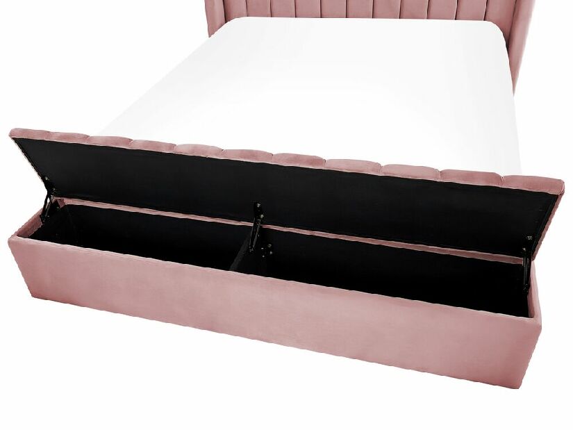 Bračni krevet 140 cm Noya (ružičasta)