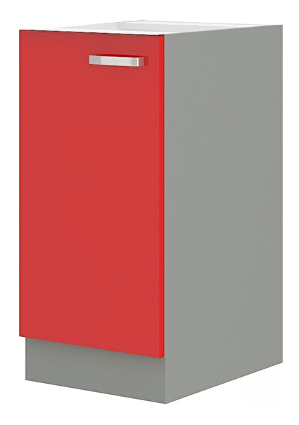 Donji kuhinjski ormarić- Roslyn 40 D 1F BB (crvena + siva )