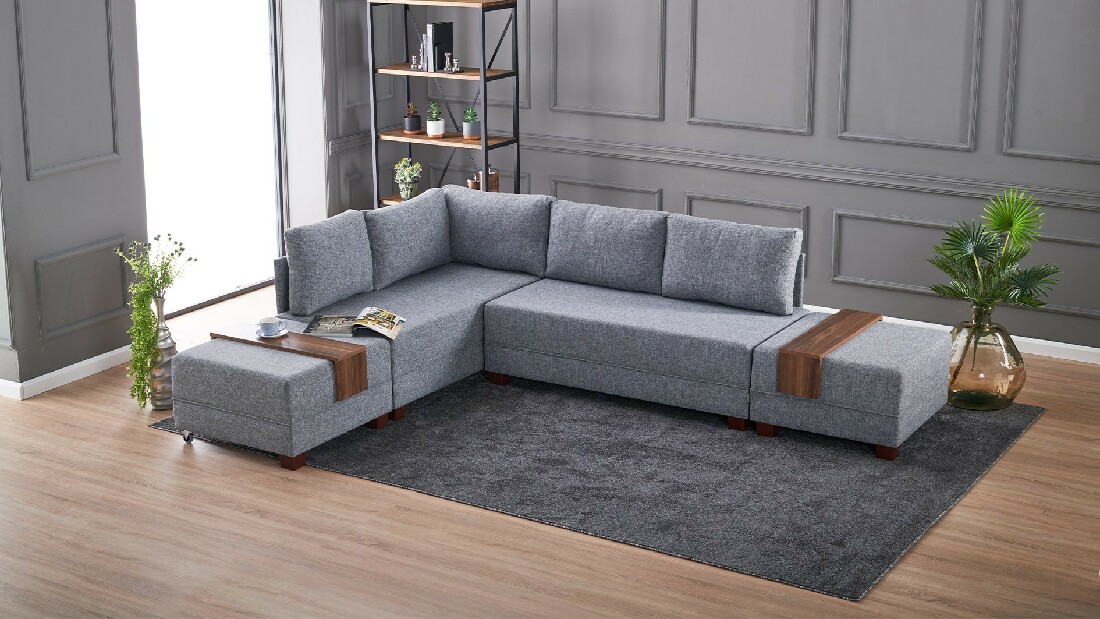 Sofa na razvlačenje Flay (siva) (L)