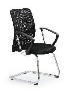 Konferencijska stolica Vicky skid (crna)