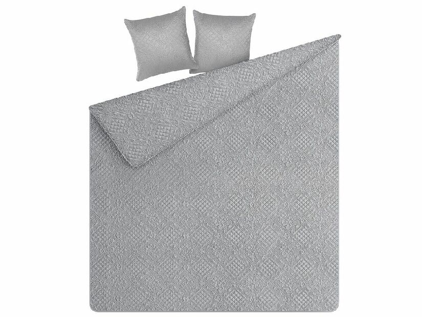 Set prekrivač + 2 jastuka 220 x 240 cm Asbjorn (siva)