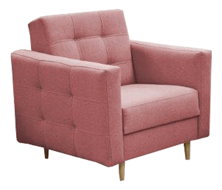 Tapecirana fotelja Armendia (ružičasta)