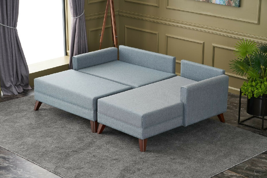 Sofa na razvlačenje Bellina (plava) (D)