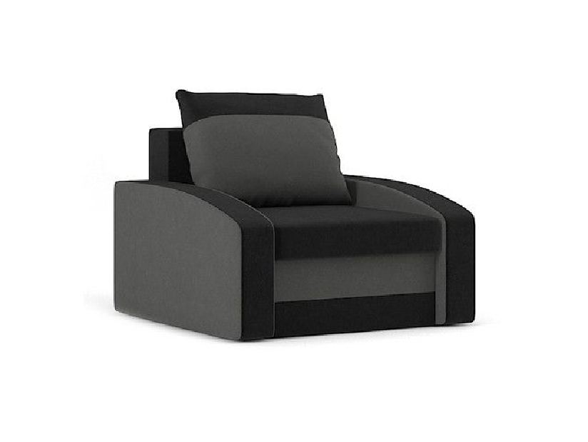 Fotelja Hazar (crna + siva)