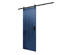 Klizna vrata 90 cm Lorriane Y (tamno plava)