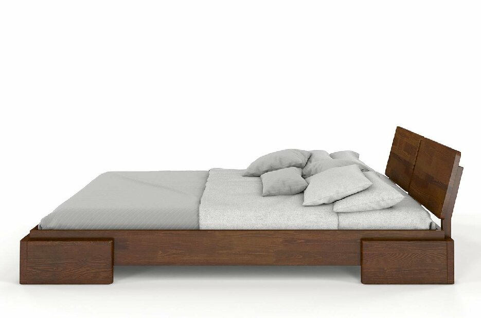 Bračni krevet 160 cm Naturlig -Jordbaer (borovina)