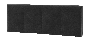 Tapecirano uzglavlje za krevet Verwood Typ 85 (crna)