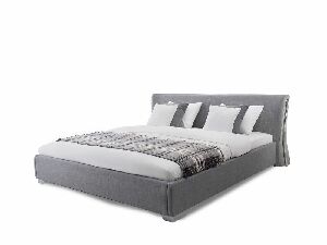 Bračni krevet 140 cm PARNAS (s podnicom) (siva)