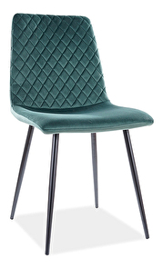 Blagovaonska stolica Isaac (zelena + crna)